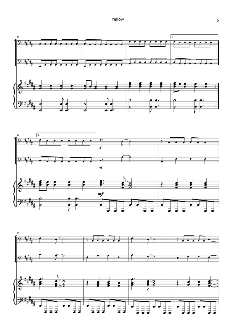 Yellow Brass Duet scores gallery preview page 5