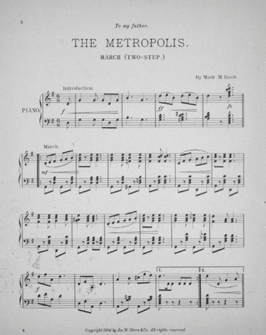 The Metropolis. March (Two-Step)