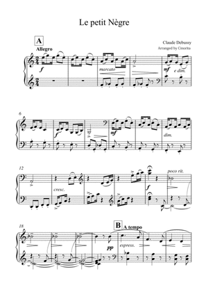 "Le Petit Negre" The Little Nigar C.Debussy (Intermediate Level)