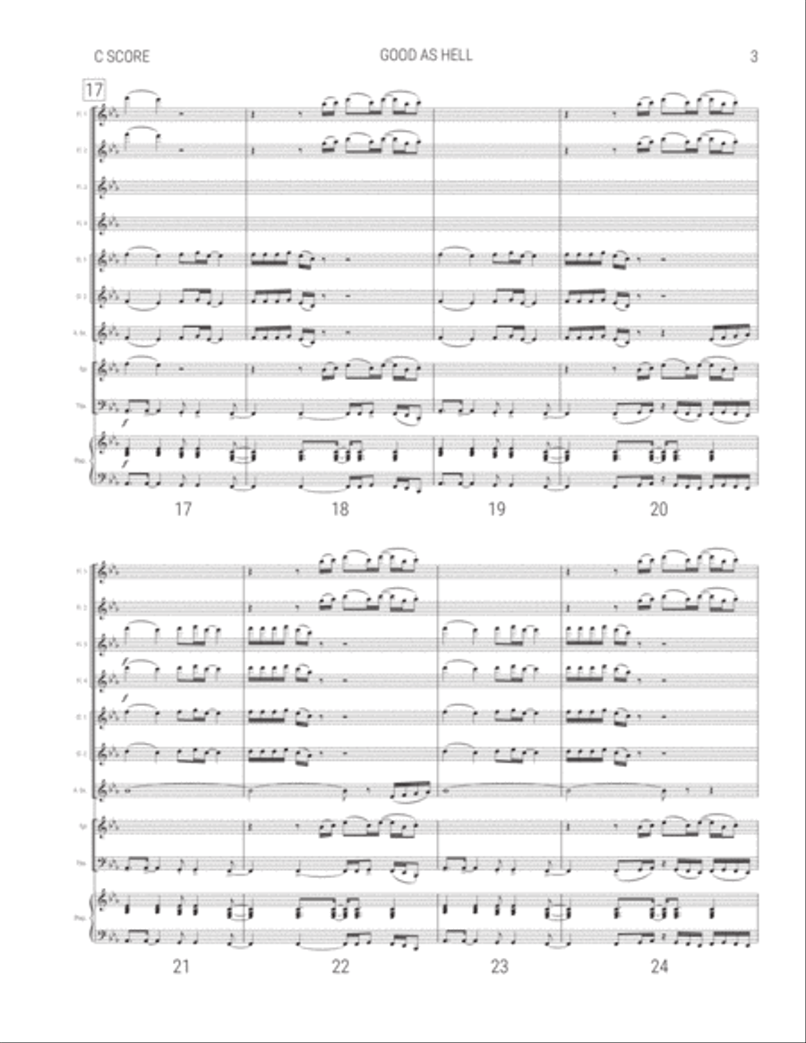 Good As Hell Small Ensemble scores gallery preview page 3