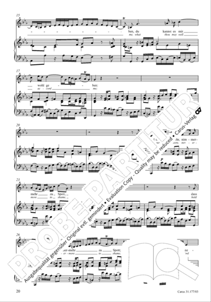I cry to thee, Lord Jesus Christ (Ich ruf zu dir, Herr Jesu Christ) 4-Part scores gallery preview page 21