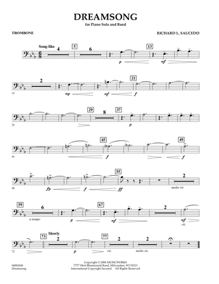 Dreamsong (Piano Feature With Band) - Trombone
