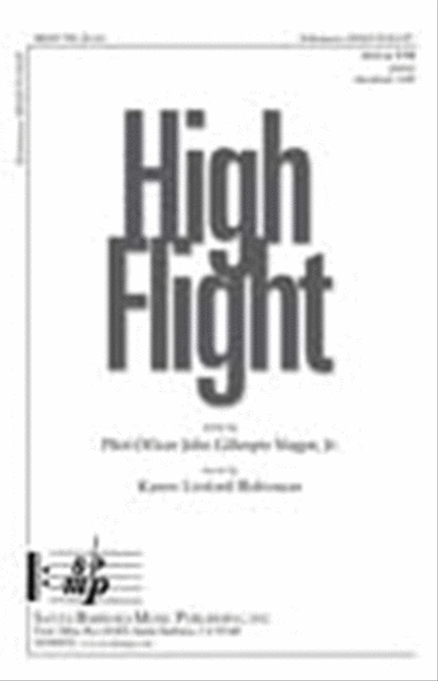 High Flight - SSA Octavo SSA scores gallery preview page 1