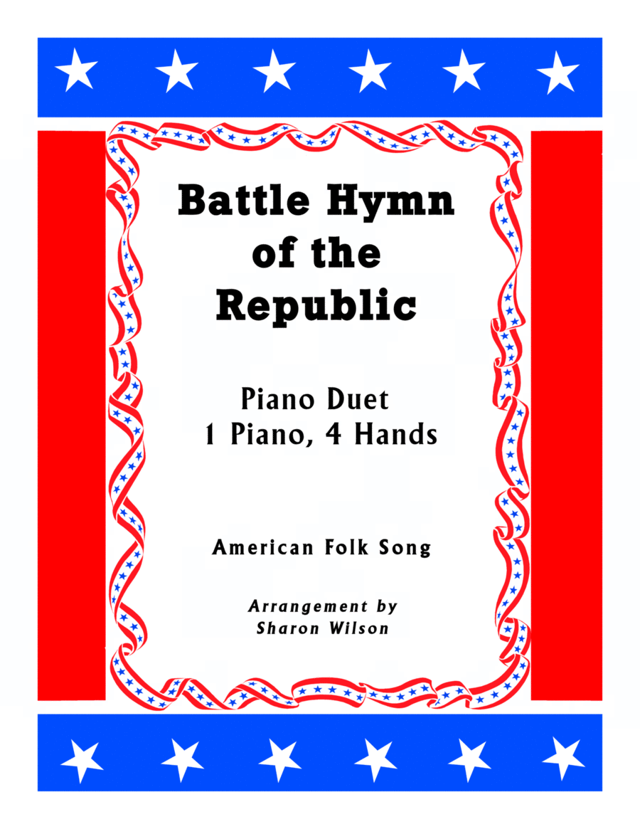 Battle Hymn of the Republic (1 Piano, 4 Hands Duet) 1 Piano, 4-Hands scores gallery preview page 1