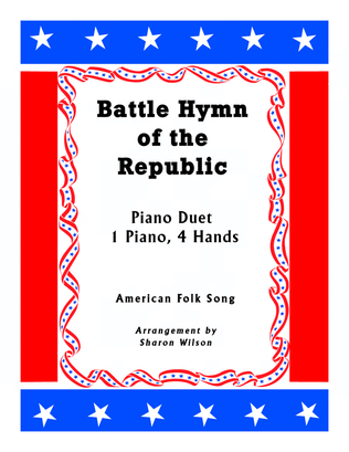 Battle Hymn of the Republic (1 Piano, 4 Hands Duet)