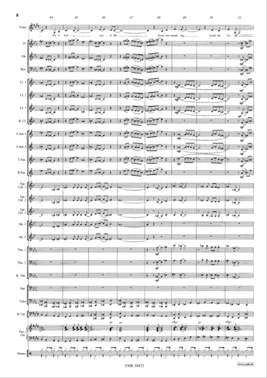 Mack The Knife Concert Band scores gallery preview page 9
