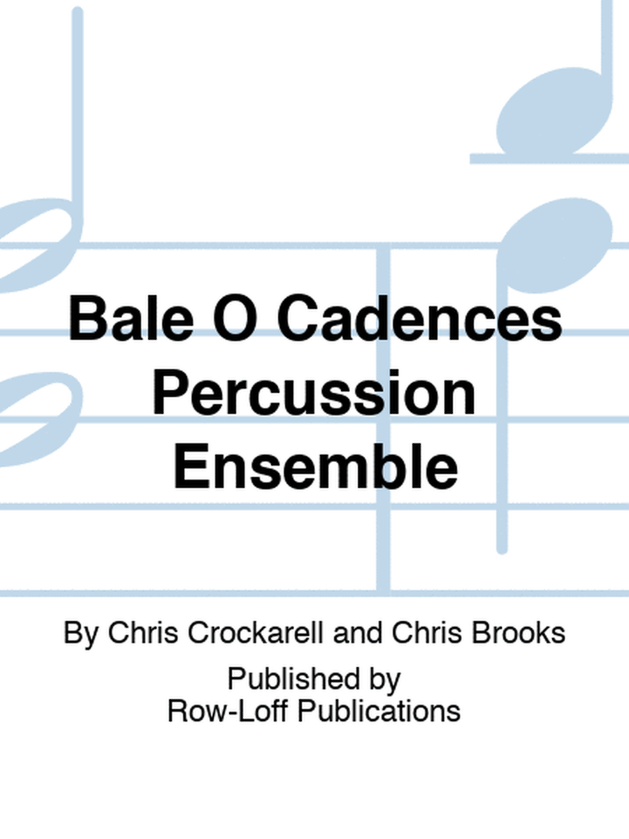 Bale O Cadences Percussion Ensemble