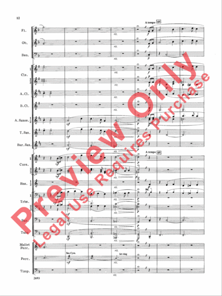 An Irish Interlude Concert Band scores gallery preview page 13