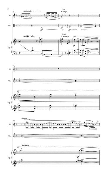 Debussy Trio for Flute, Viola & Harp image number null