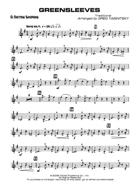 General Repertoire for Baritone Saxophone
