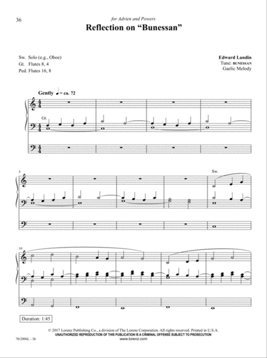 The Organist's Library, Vol. 63 Organ Solo scores gallery preview page 12