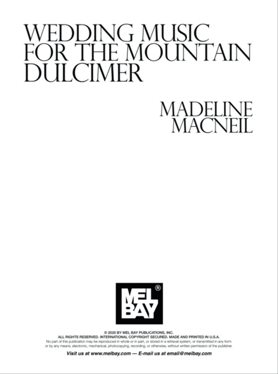 Wedding Music for the Mountain Dulcimer