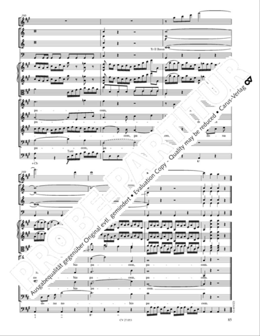 Creation Mass in A-major after Joseph Haydn (Schopfungsmesse in A nach Joseph Haydn) 4-Part scores gallery preview page 86