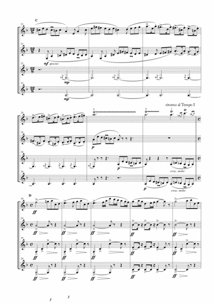Pastorale from "L'Arlesienne Suite No. 2" for Clarinet Quartet image number null
