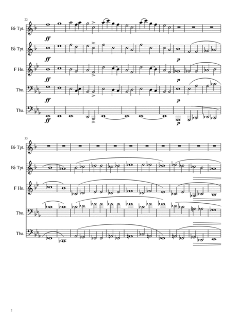 La Grande Porte de Kiev - Pictures at an Exhibition (The Great Gates of Kiev) La Grande Porte de Kiev - Pictures at an Exhibition (The Great Gates of Kiev) Brass Ensemble scores gallery preview page 2