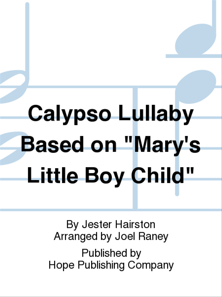 Calypso Lullaby Choir scores gallery preview page 1