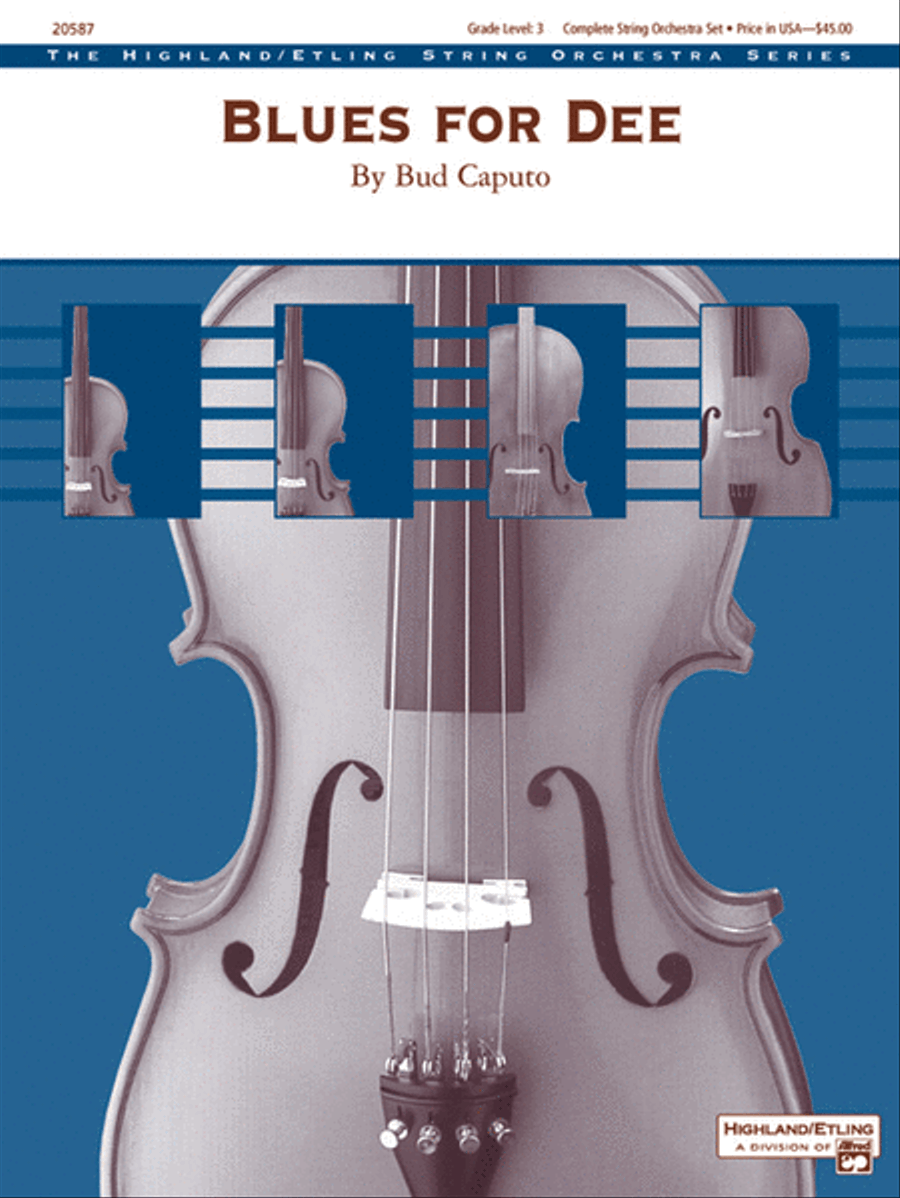 Blues for Dee by Bud Caputo String Orchestra - Sheet Music