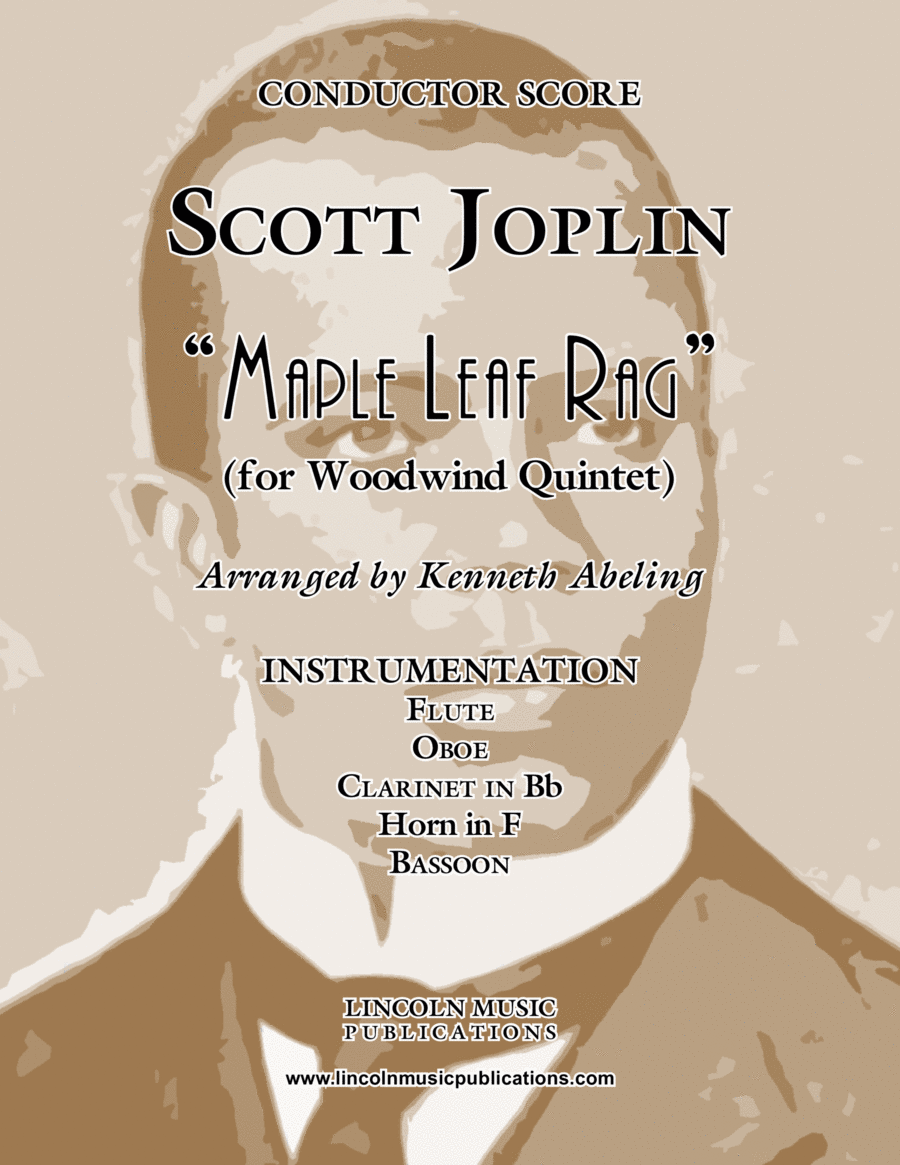Joplin - “Maple Leaf Rag” (for Woodwind Quintet) Woodwind Quintet scores gallery preview page 1