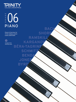 Book cover for Piano Exam Pieces & Exercises 2018-2020: Grade 6 (book, CD & teaching notes)