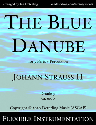 Book cover for The Blue Danube (Flexible Instrumentation)
