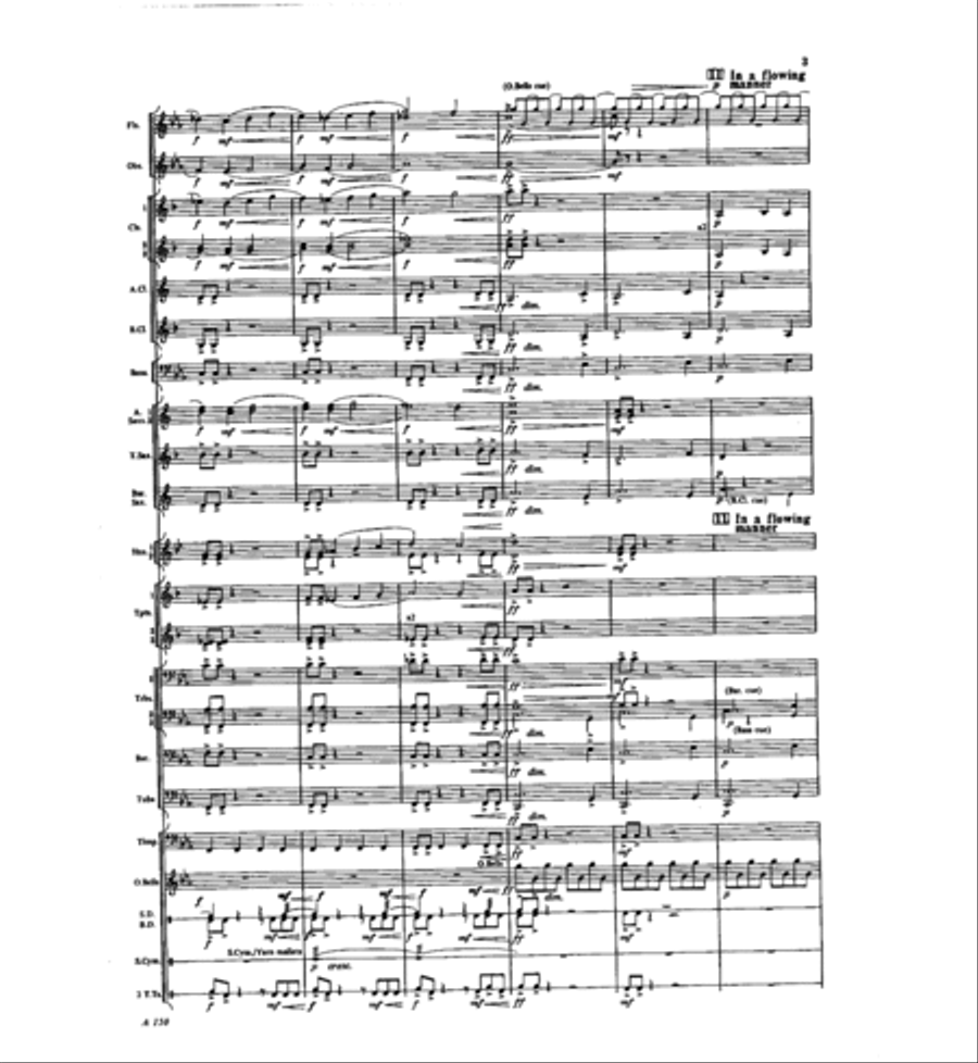 Ritual and Capriccio Concert Band scores gallery preview page 3