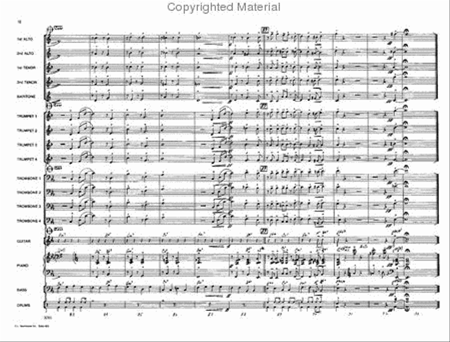 Captain Easy Jazz Ensemble scores gallery preview page 10