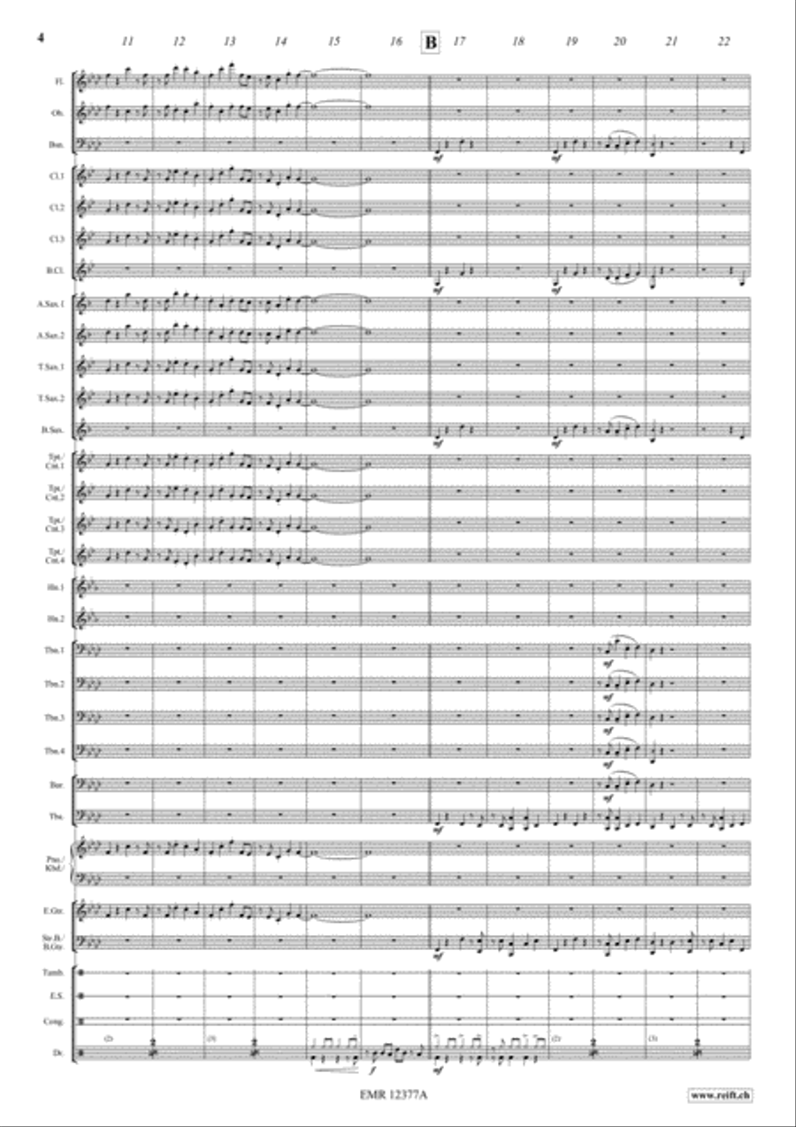Beverly Hills Cop Concert Band scores gallery preview page 4