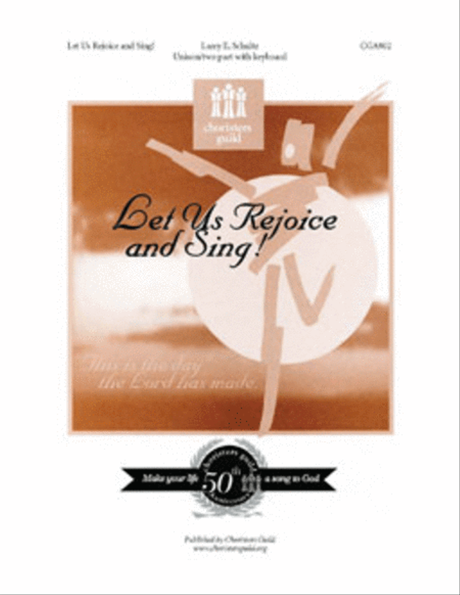 Let Us Rejoice and Sing Unison Choir scores gallery preview page 1