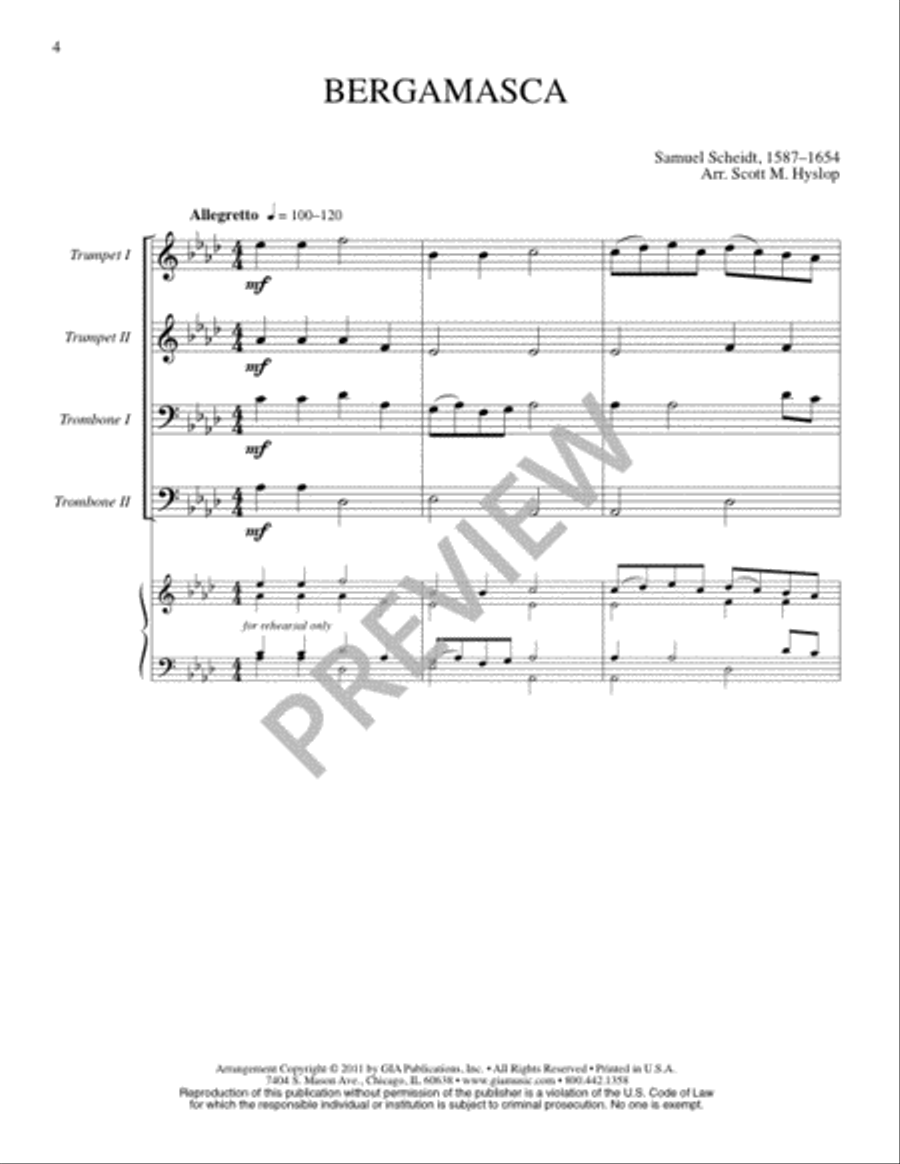 Psallite III Trombone scores gallery preview page 5