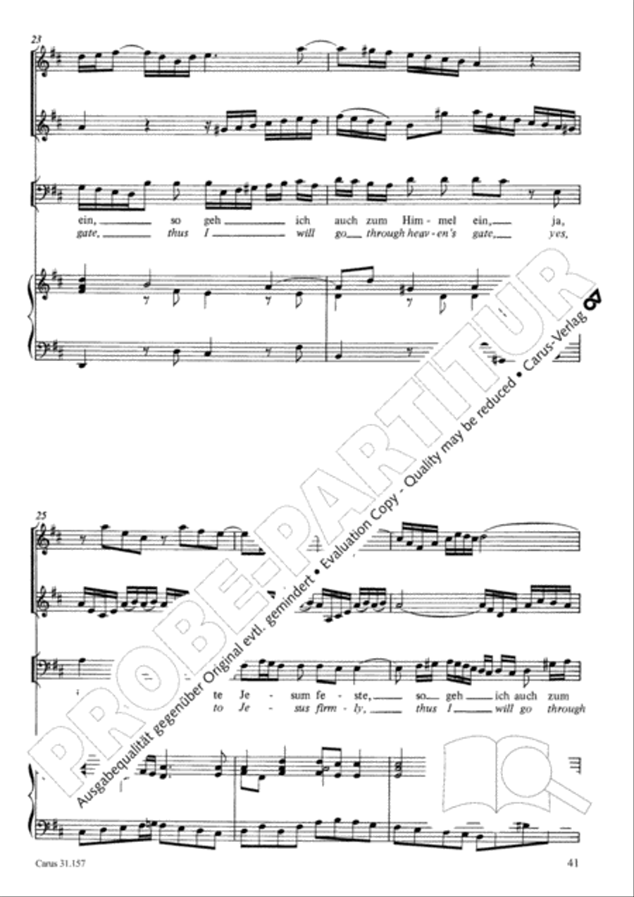 Lord, do not depart until I am blessed (Ich lasse dich nicht, du segnest mich denn) TB scores gallery preview page 42