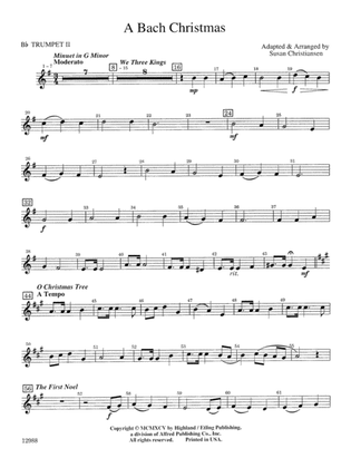 A Bach Christmas: 2nd B-flat Trumpet