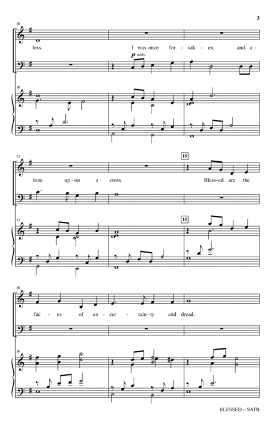Blessed Blessed 4-Part scores gallery preview page 2