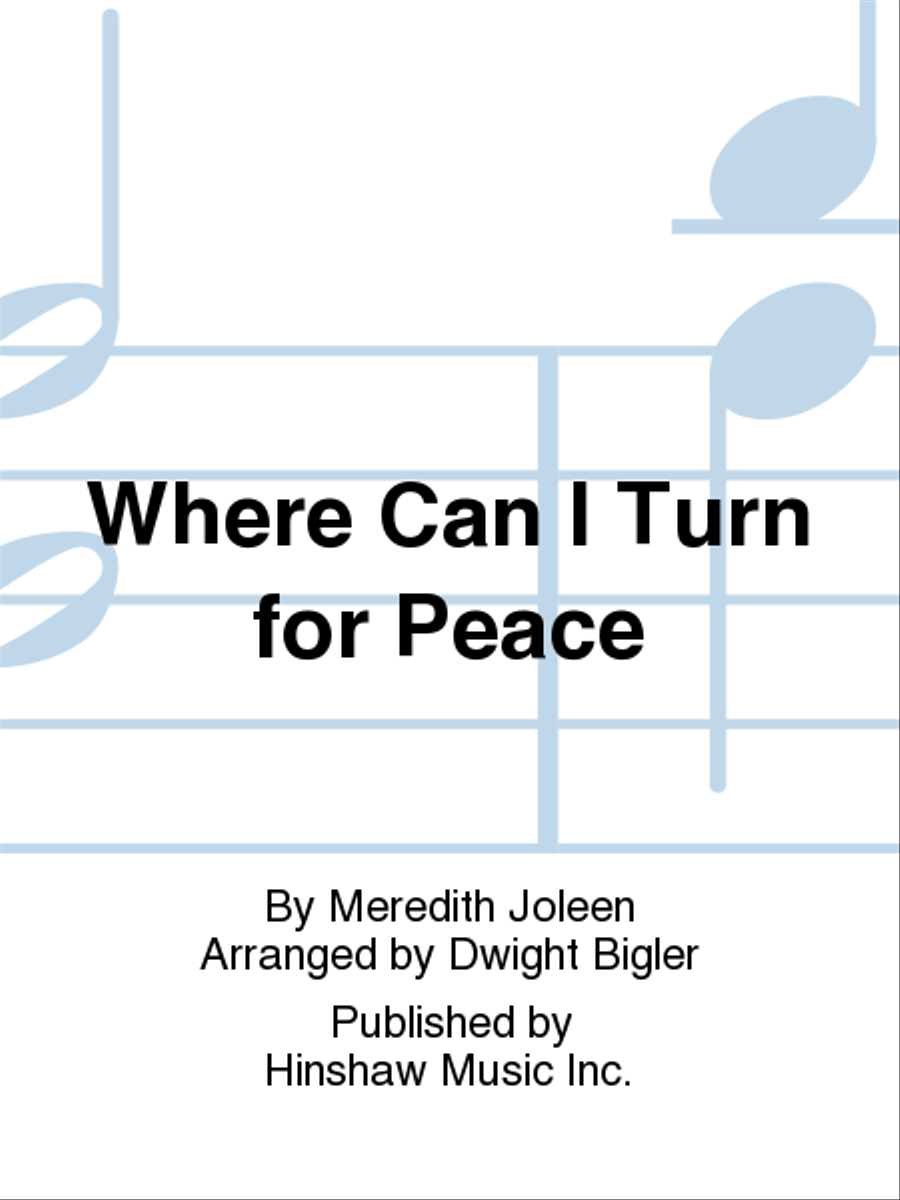 Where Can I Turn For Peace SSAA scores gallery preview page 1