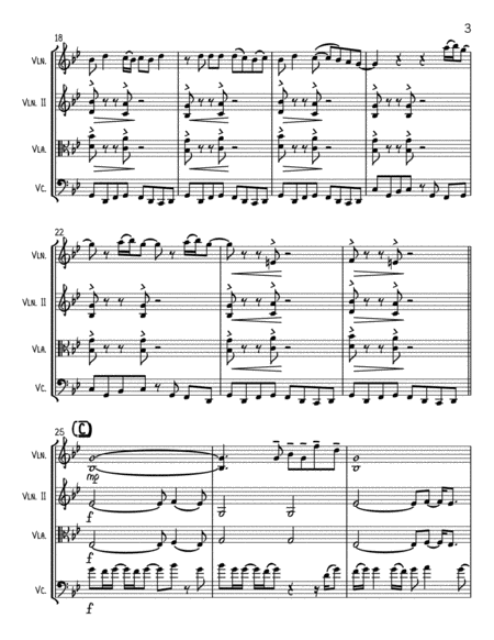 Billie Jean - String Trio (optional vln2 or vla) image number null