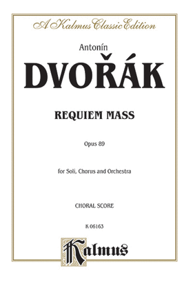 Book cover for Requiem Mass, Op. 89