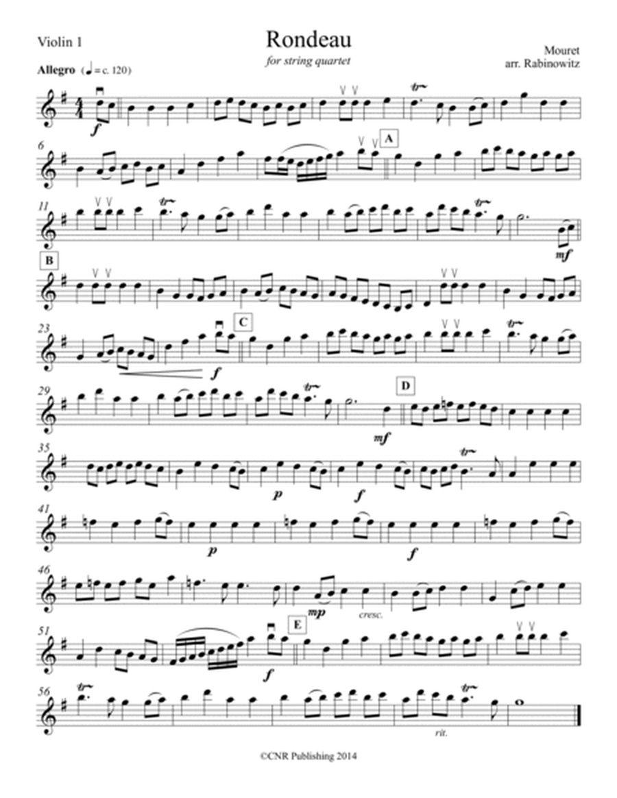Classics for String Quartet Vol 1