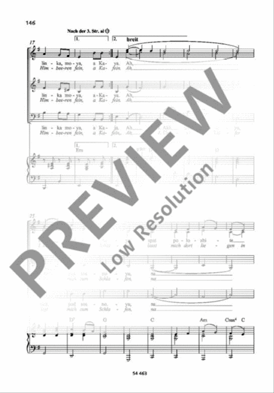 Kalinka A Cappella scores gallery preview page 3