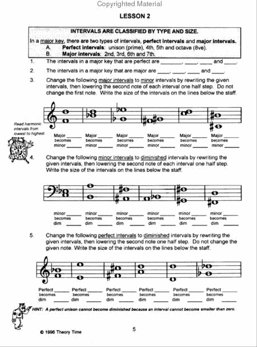 Theory Time Grade 9 Workbook Piano Method scores gallery preview page 3