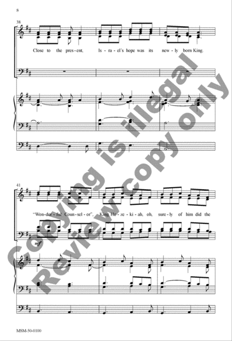 Advent Carol Divisi scores gallery preview page 22
