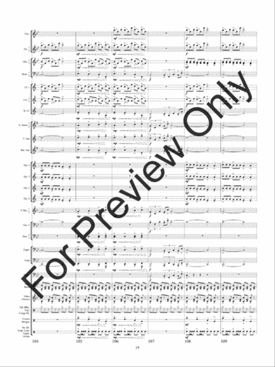 Quintology Quintology Concert Band scores gallery preview page 22
