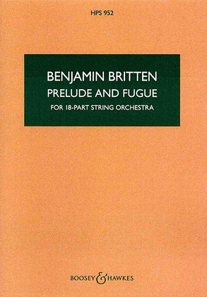 Book cover for Prelude and Fugue, Op. 29