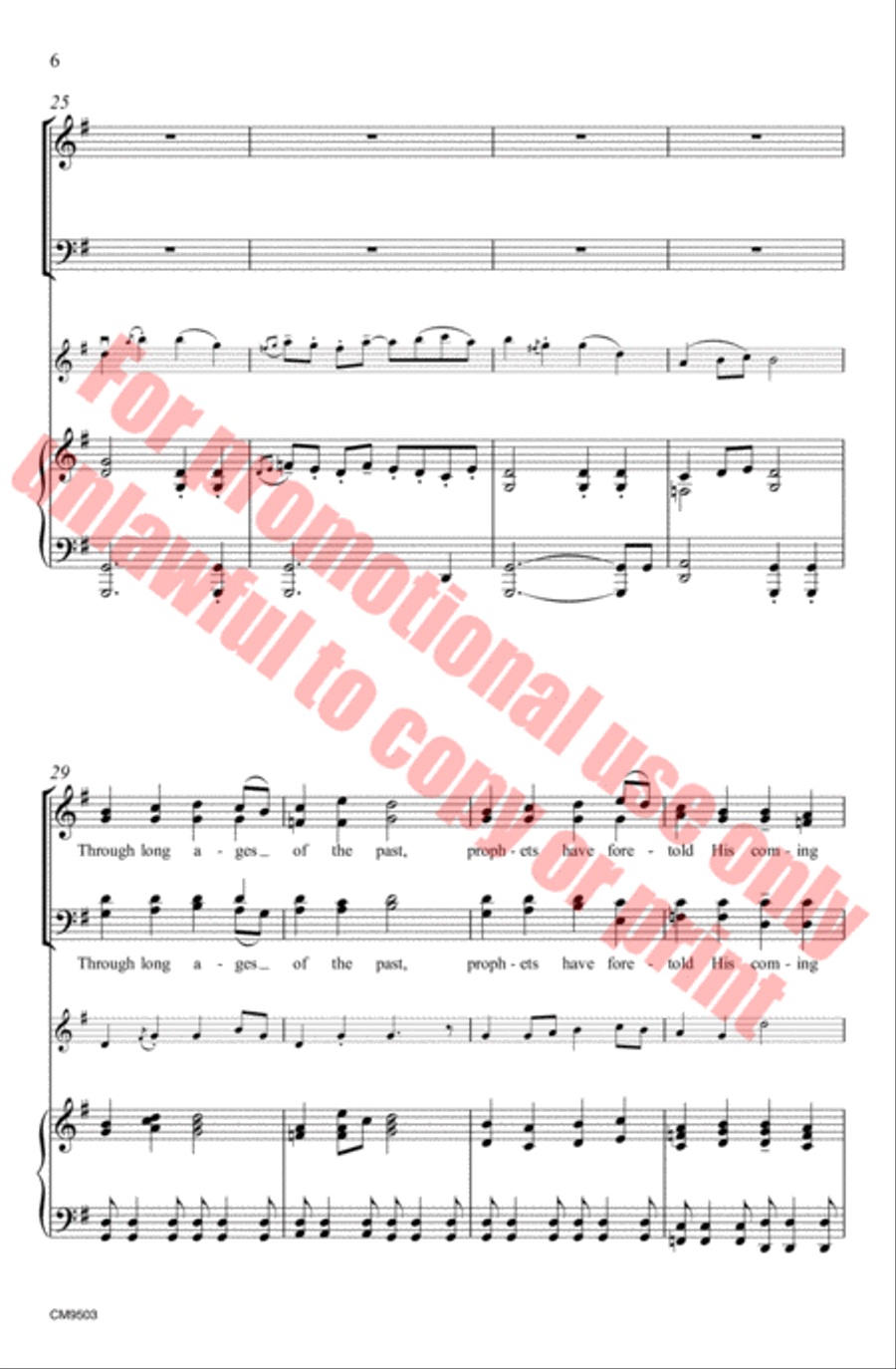 A Celtic French Carol A Celtic French Carol 4-Part scores gallery preview page 7
