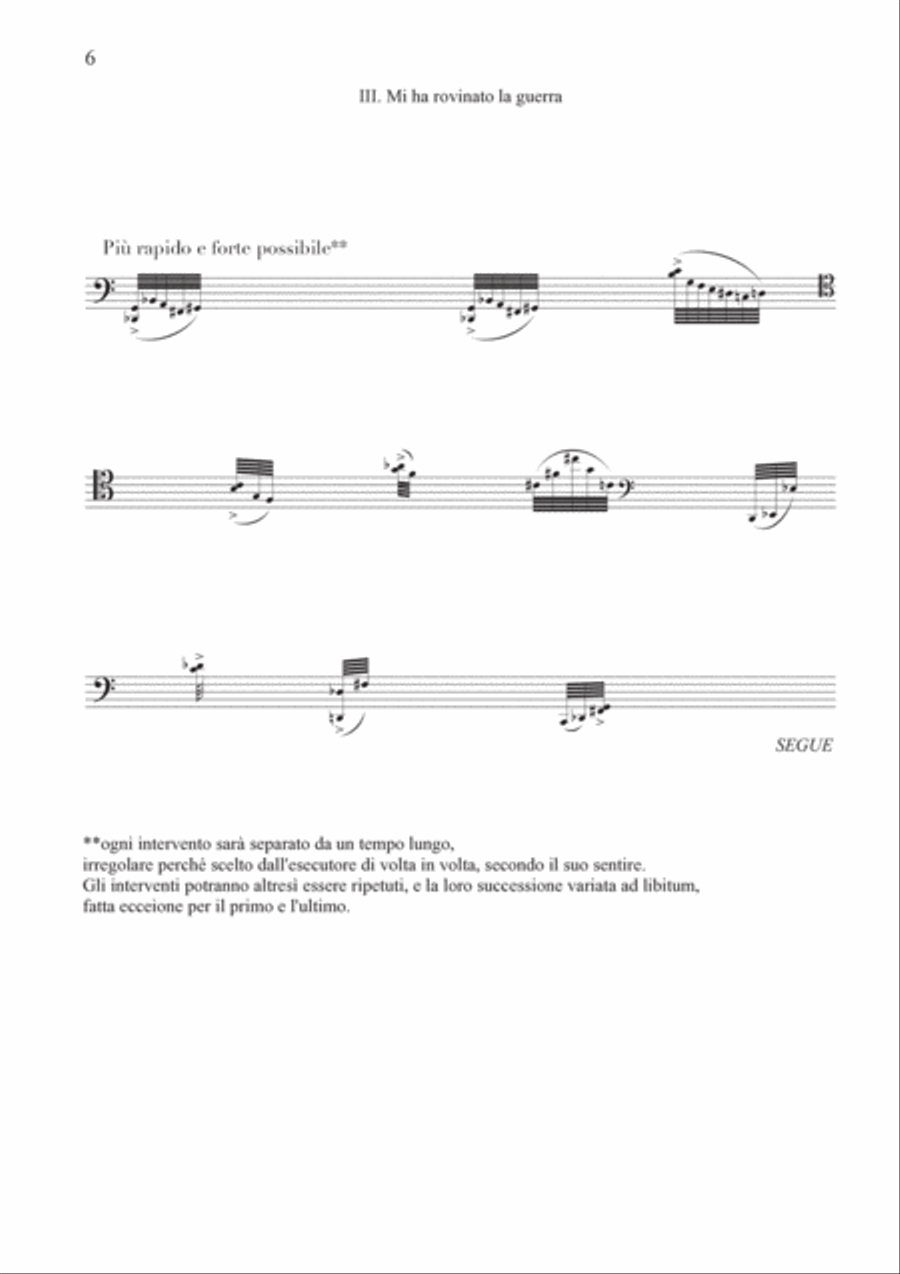 Alberto Cara: 4-BIS (ES-20-049) Cello Solo scores gallery preview page 6