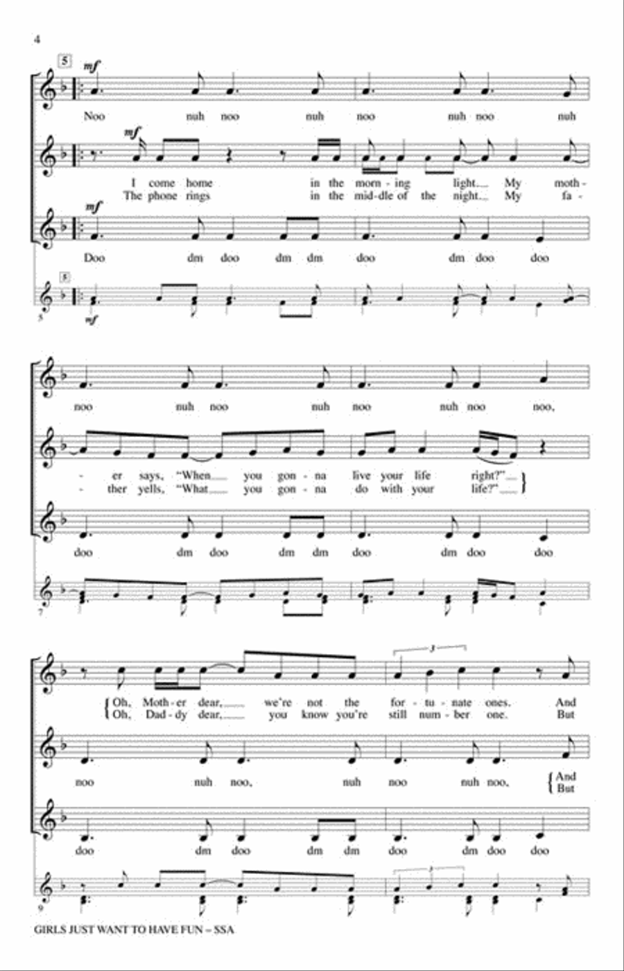 <br>Sheet music extract