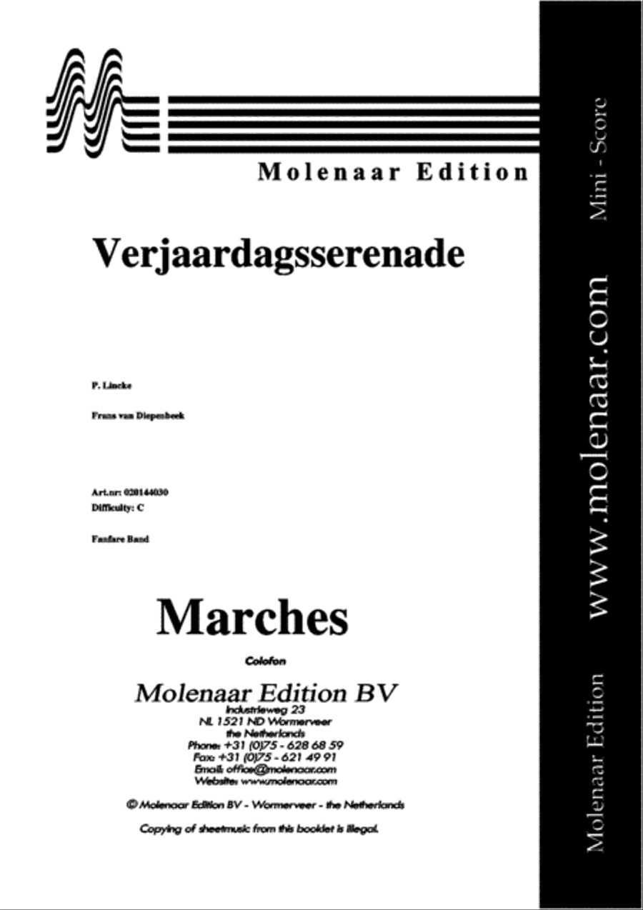 Verjaardagsserenade Fanfare Band scores gallery preview page 2