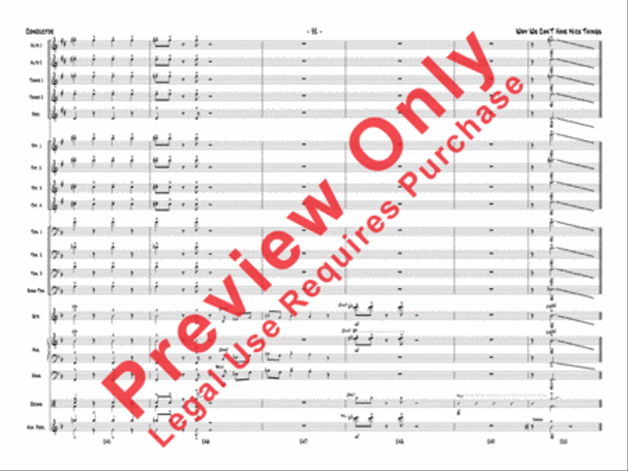 Why We Can't Have Nice Things Jazz Ensemble scores gallery preview page 33