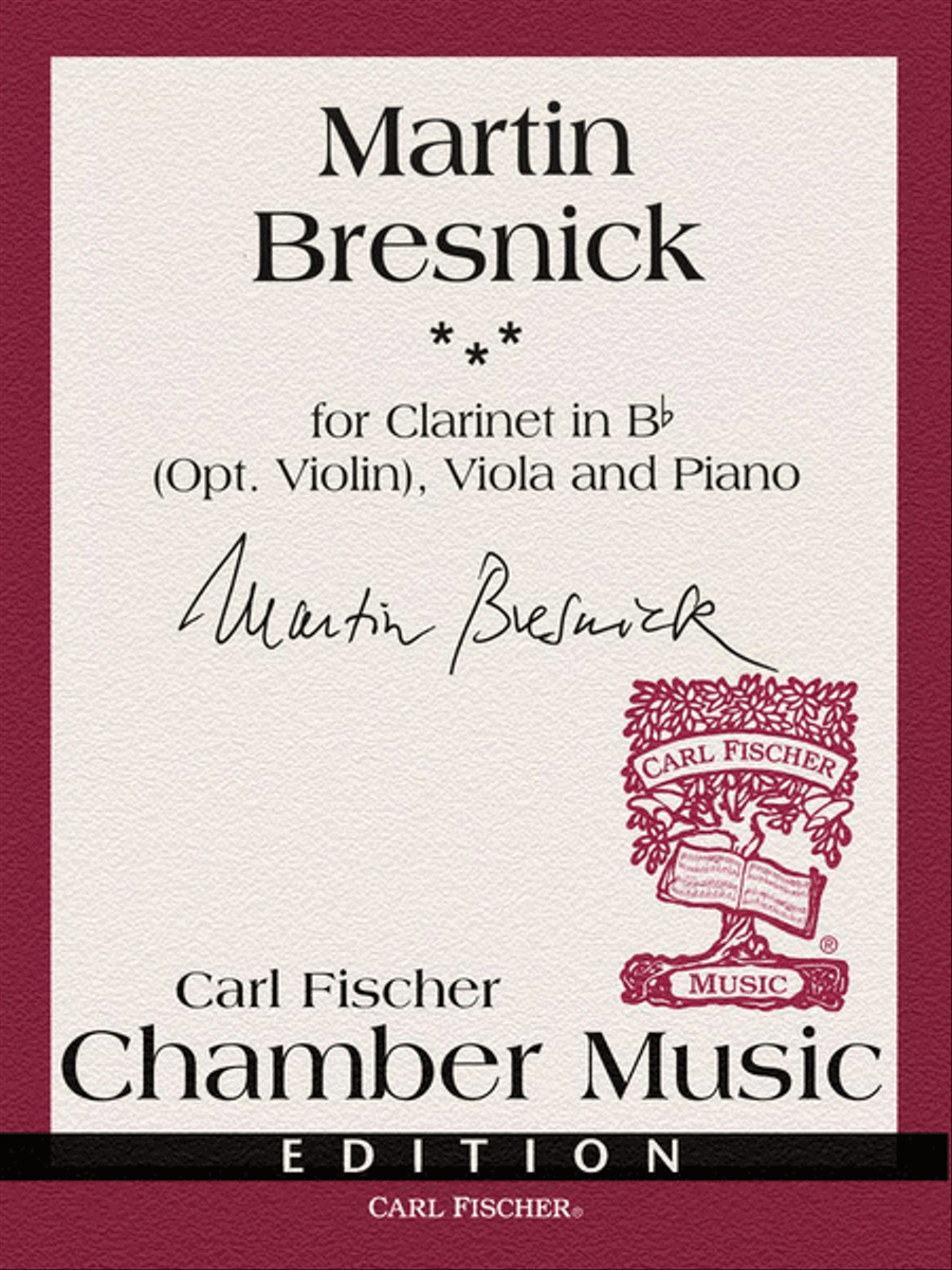 Three Stars Clarinet scores gallery preview page 1