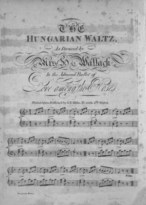 The Hungarian Waltz. The Parisian Walt