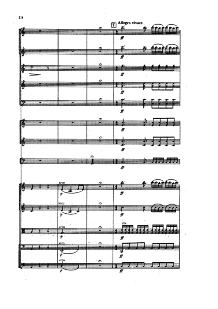 Overture to the vaudeville 'Young Mother and the 48 Year Old Fiance' Full Orchestra scores gallery preview page 6