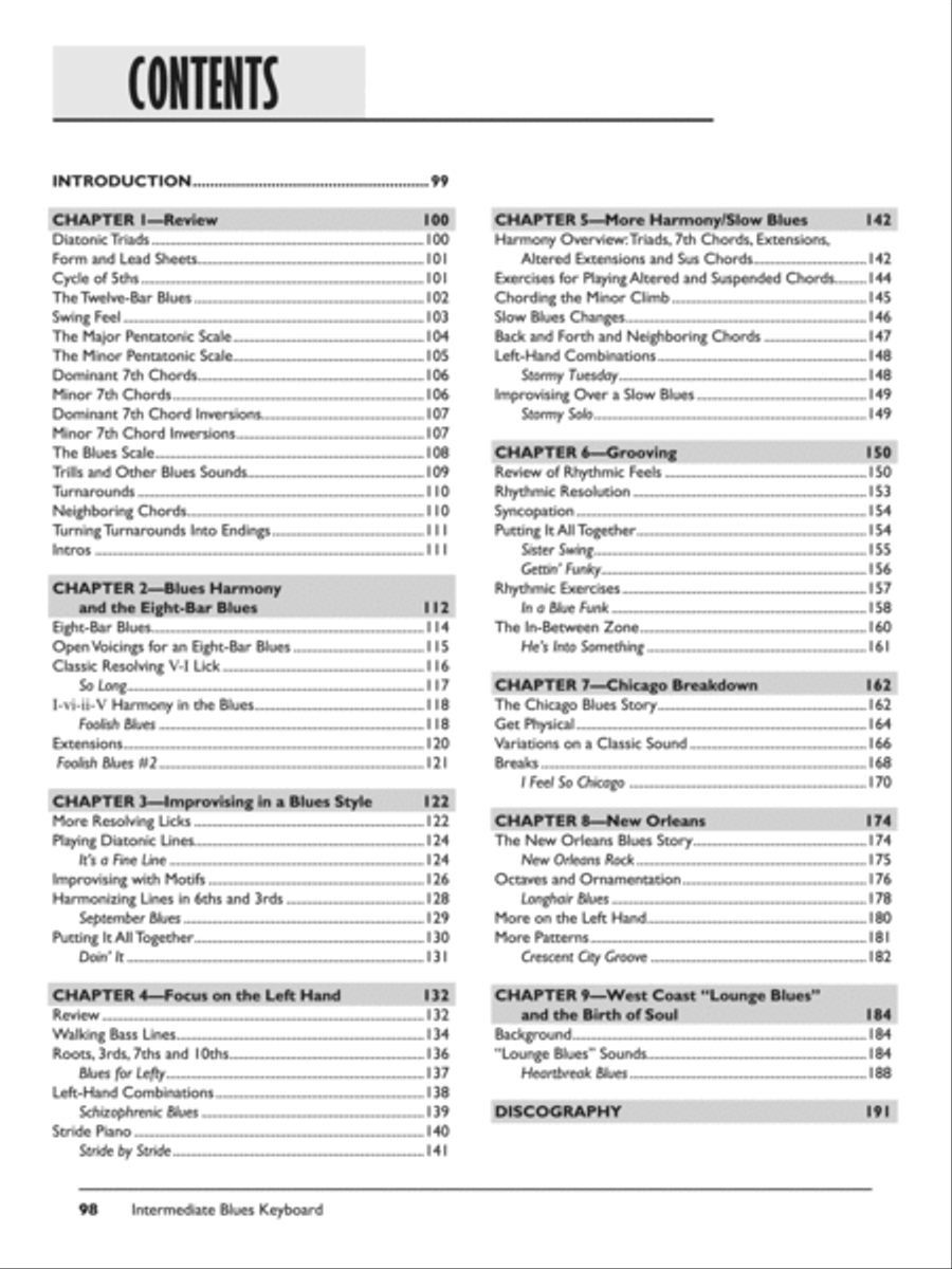 Complete Blues Keyboard Method Complete Edition Piano Method scores gallery preview page 7